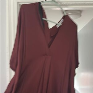 Zara Burgundy Women's dress